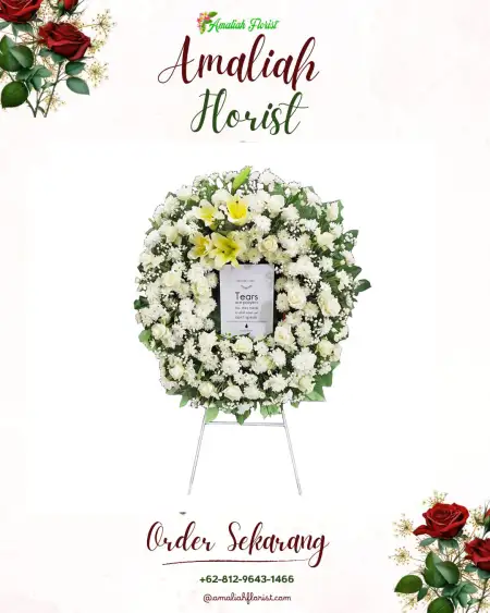 Krans Bunga Duka Banyubiru